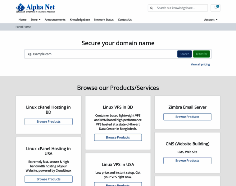 Account.alpha.net.bd thumbnail