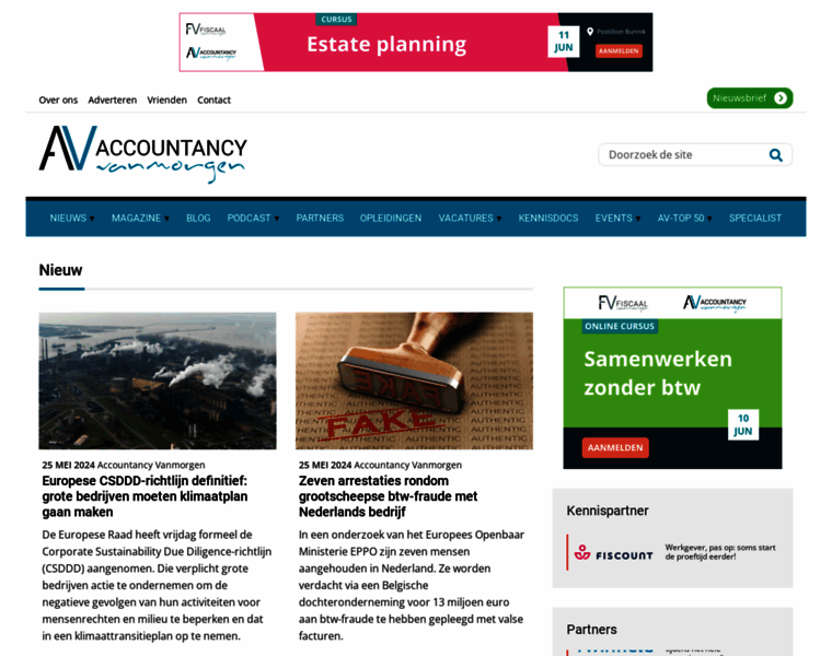 Accountancyvanmorgen.nl thumbnail