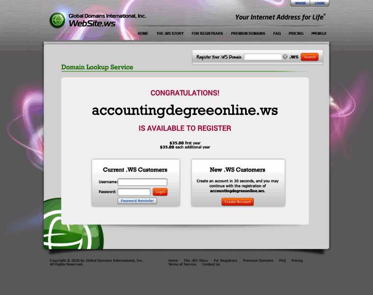 Accountingdegreeonline.ws thumbnail