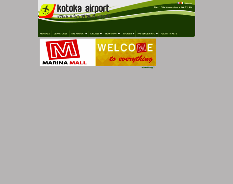 Accra-airport.com thumbnail