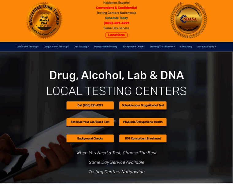 Accrediteddrugtesting.com thumbnail