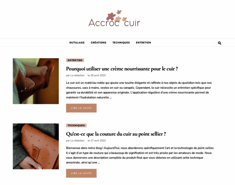 Accroc-cuir.fr thumbnail