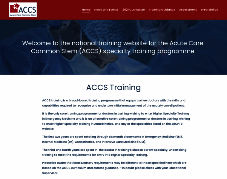 Accs.ac.uk thumbnail