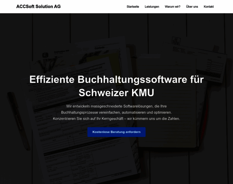 accsoft.ch at WI. ACCSoft Solution AG - Effiziente Buchhaltungssoftware ...