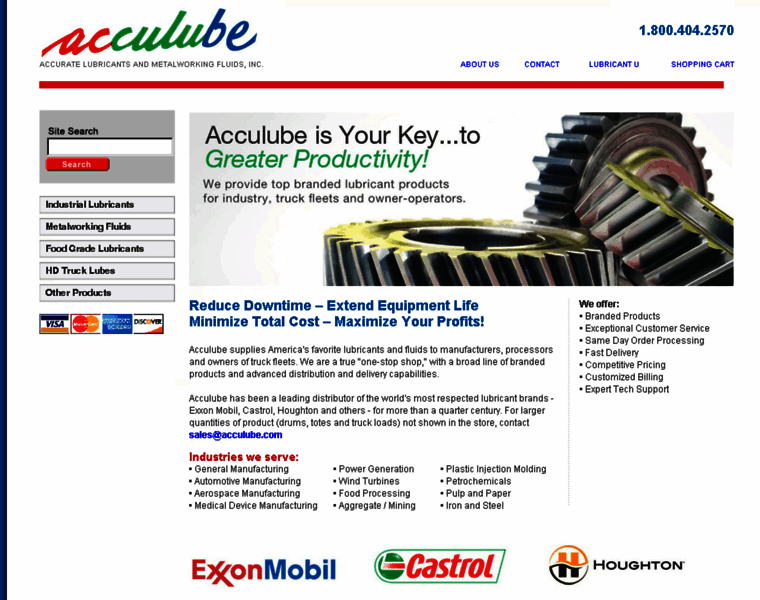 Acculube-store.com thumbnail