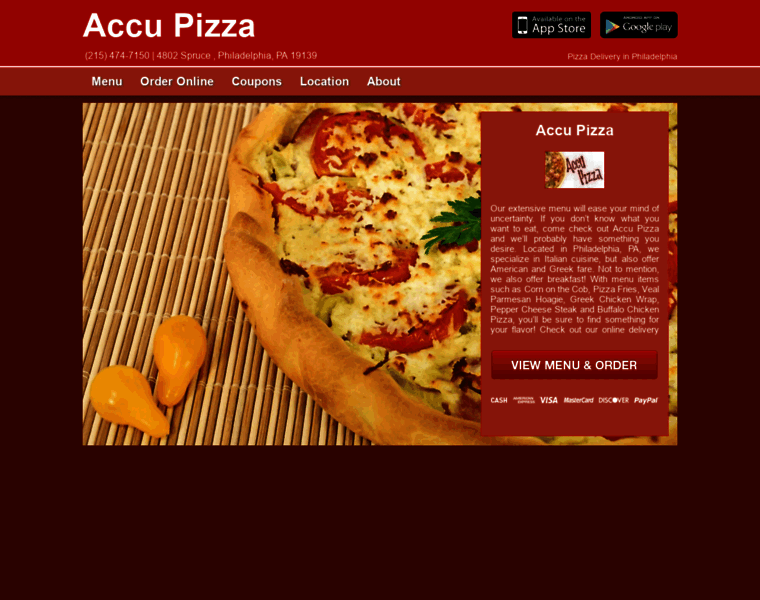 Accupizzaphilly.com thumbnail