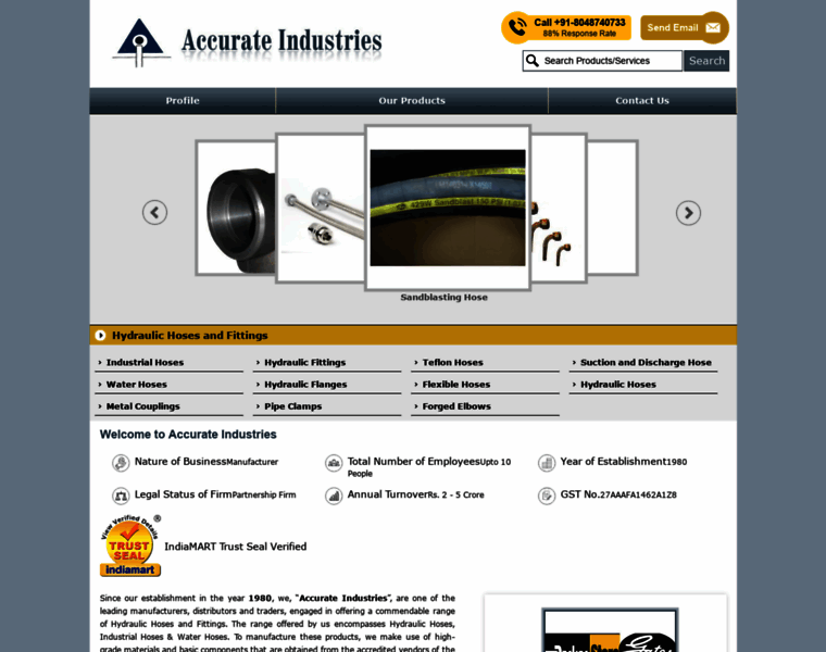 Accurateindustries.co.in thumbnail