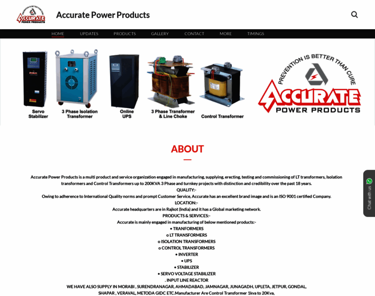 Accuratepowerproducts.in thumbnail