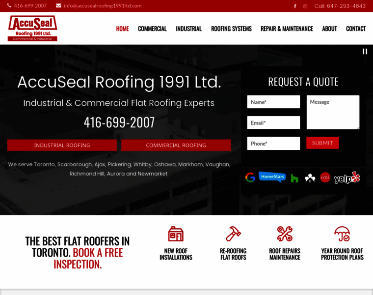 Accusealroofing.com thumbnail