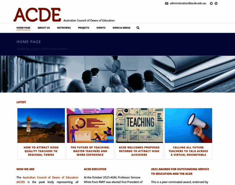 Acde.edu.au thumbnail