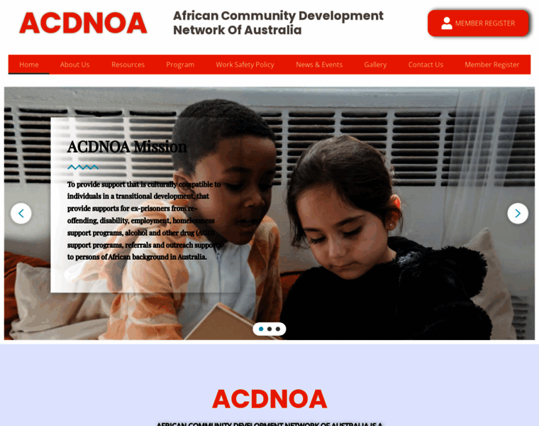 Acdnoa.org.au thumbnail