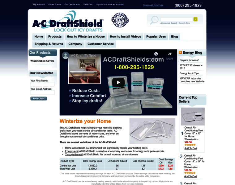 Acdraftshields.com thumbnail