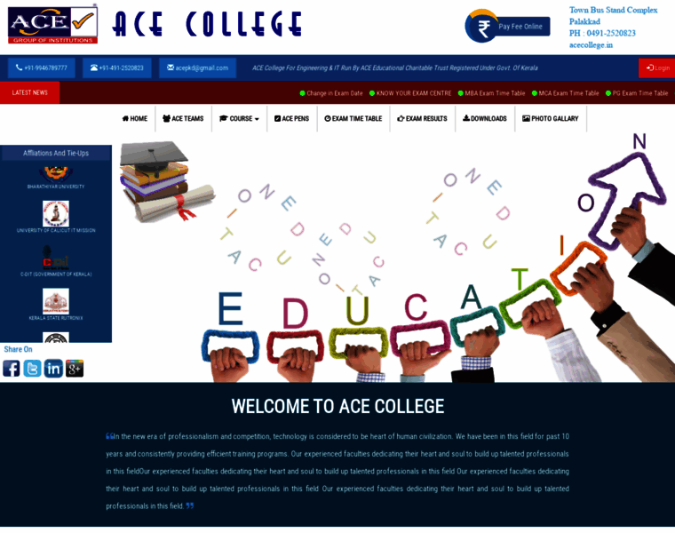 Acecollege.in thumbnail
