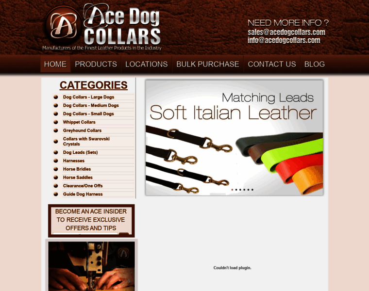 Acedogcollars.com thumbnail