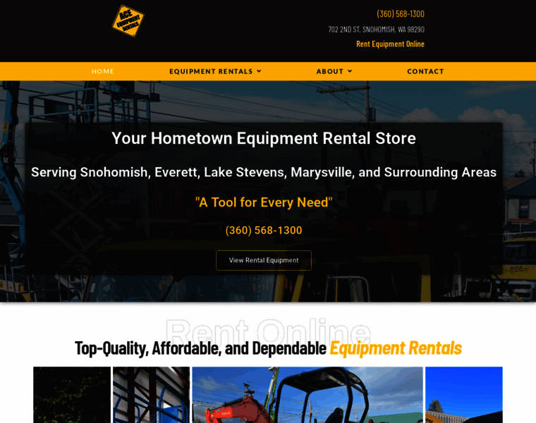 Aceequipmentrentals.com thumbnail