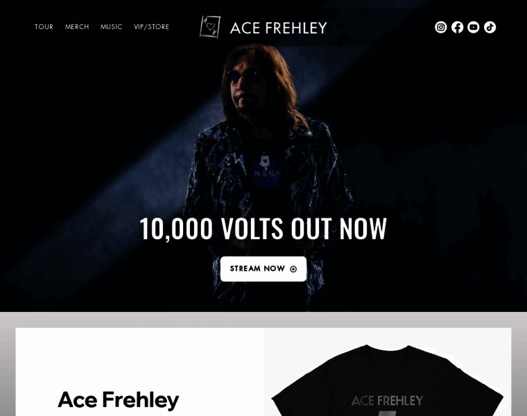 Acefrehley.com thumbnail
