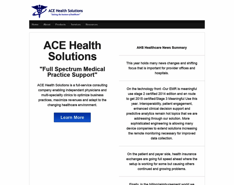 Acehealthsolutions.com thumbnail