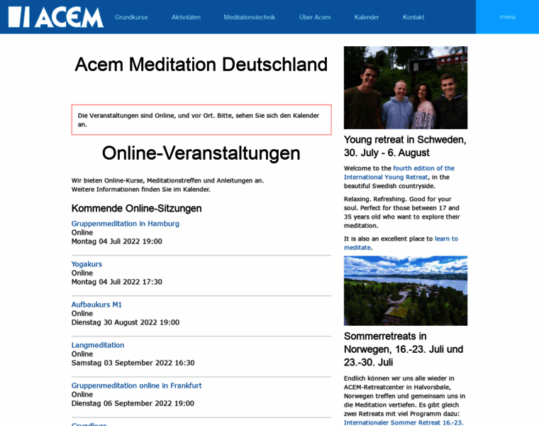 Acem-deutschland.de thumbnail