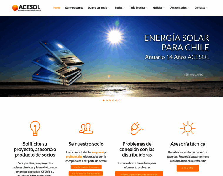 Acesol.cl thumbnail