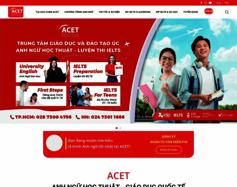 Acet.edu.vn thumbnail