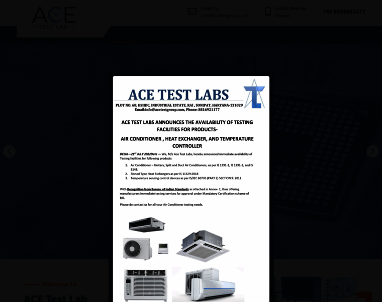 Acetestgroup.com thumbnail