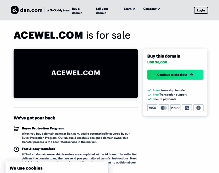 Acewel.com thumbnail