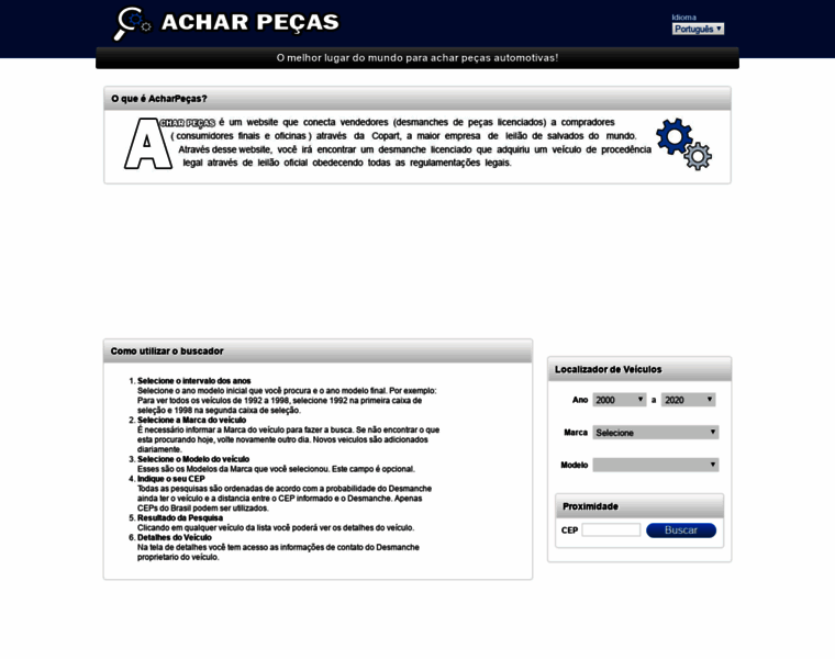 Acharpecas.com.br thumbnail