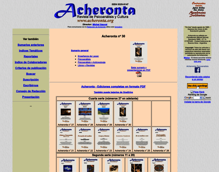 Acheronta.org thumbnail