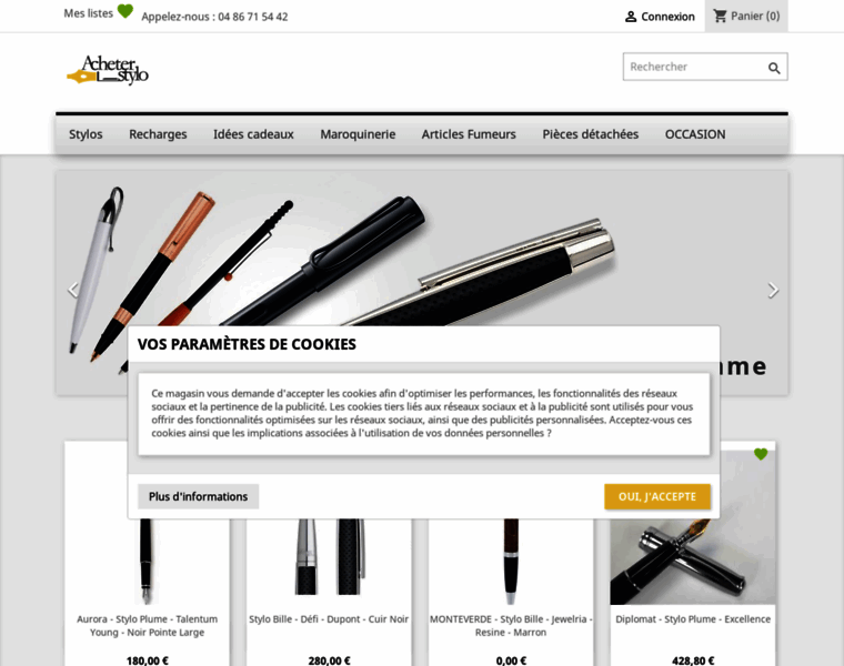 Acheter-stylo.fr thumbnail