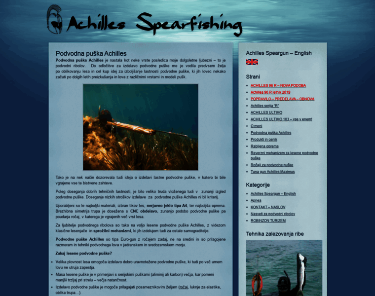 Achilles-spearfishing.com thumbnail