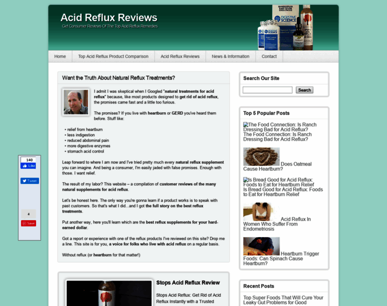 Acidrefluxexperts.com thumbnail