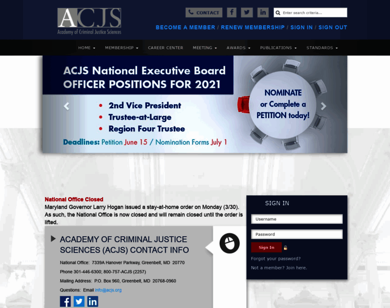Acjs.org thumbnail
