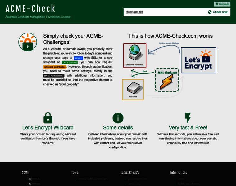 Acme-check.com thumbnail