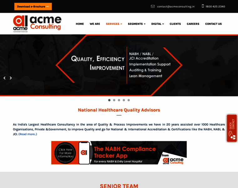 Acmeconsulting.in thumbnail
