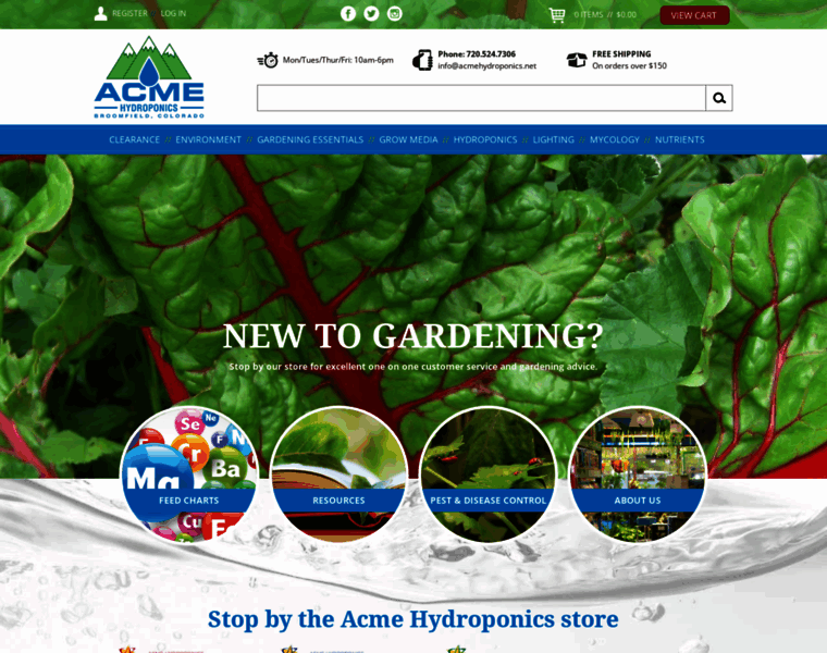 Acmehydroponics.net thumbnail