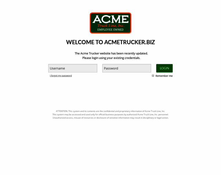 Acmetrucker.biz thumbnail