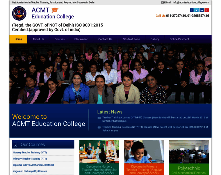 Acmteducationcollege.com thumbnail