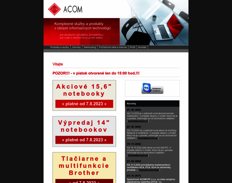 Acompp.sk thumbnail