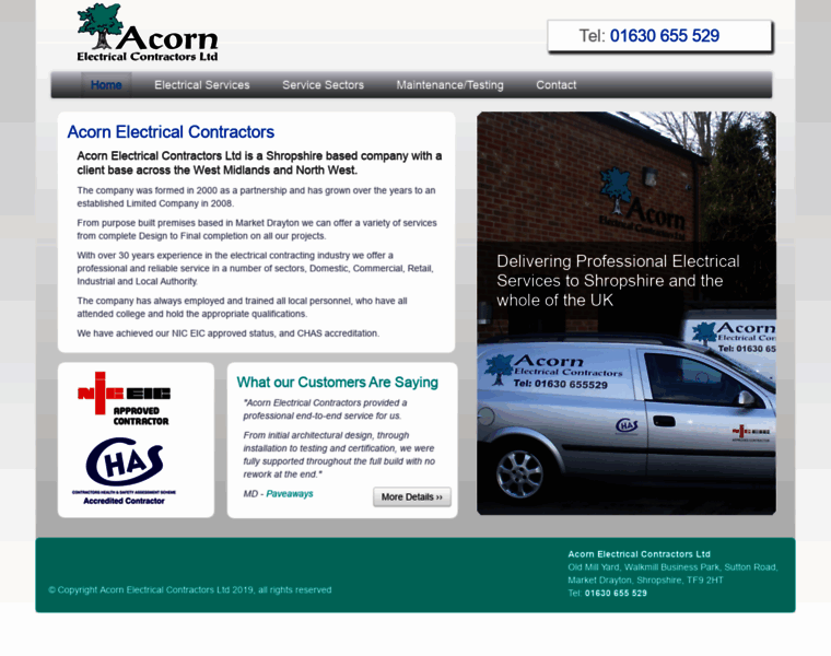 Acorn-electrical-contractors.co.uk thumbnail