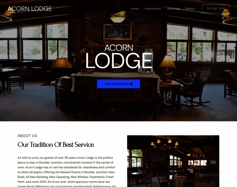 Acorn-lodge.net thumbnail