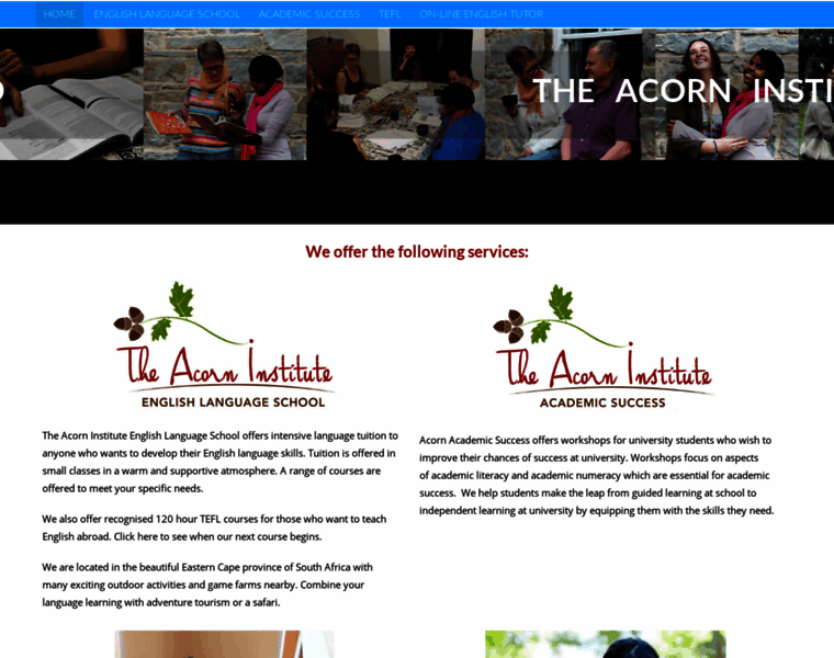Acorninstitute.co.za thumbnail