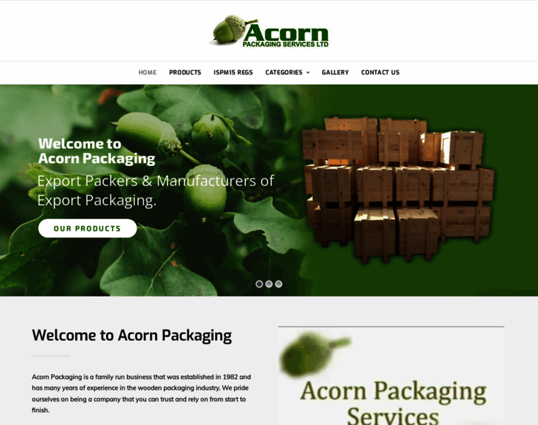 Acornpackaging.co.uk thumbnail