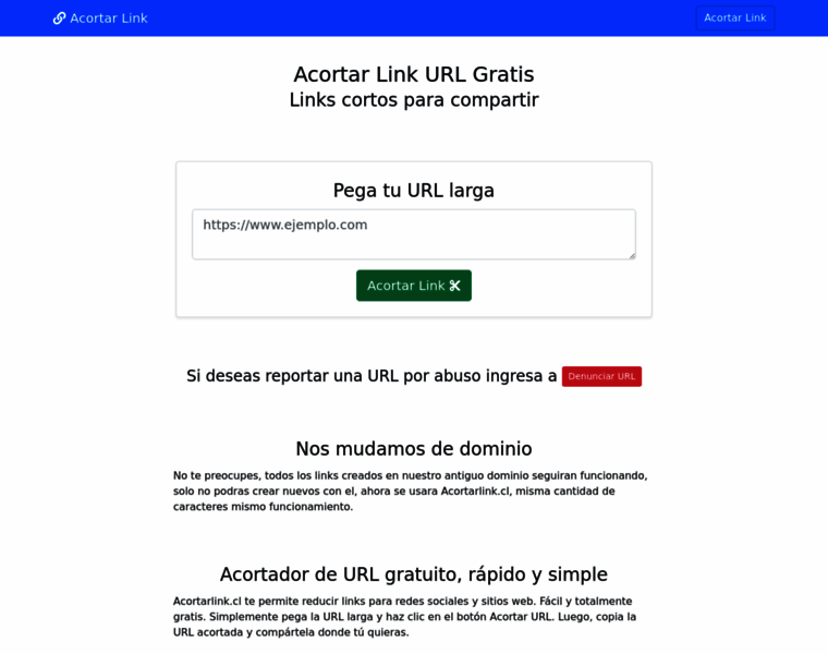 Acortarlink.cl thumbnail