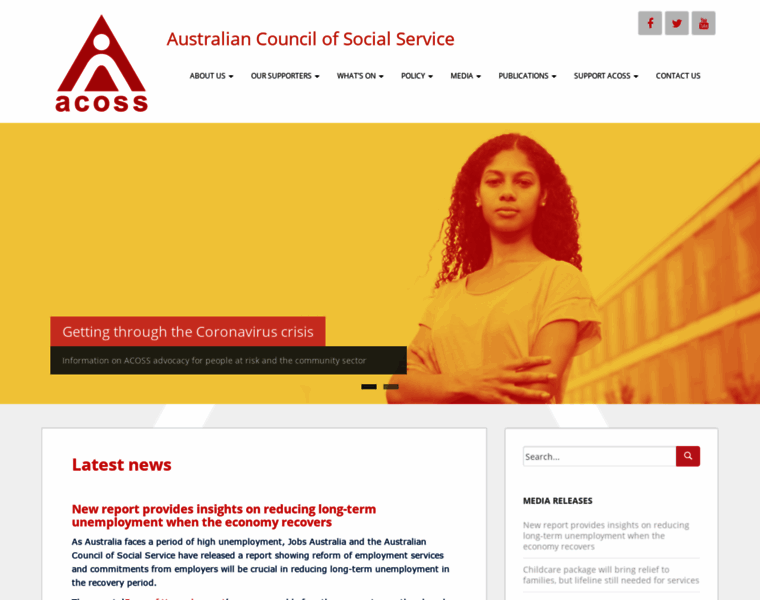 Acoss.org.au thumbnail