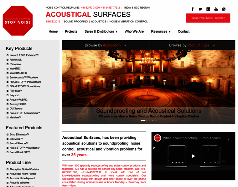 Acousticalsurfaces.in thumbnail
