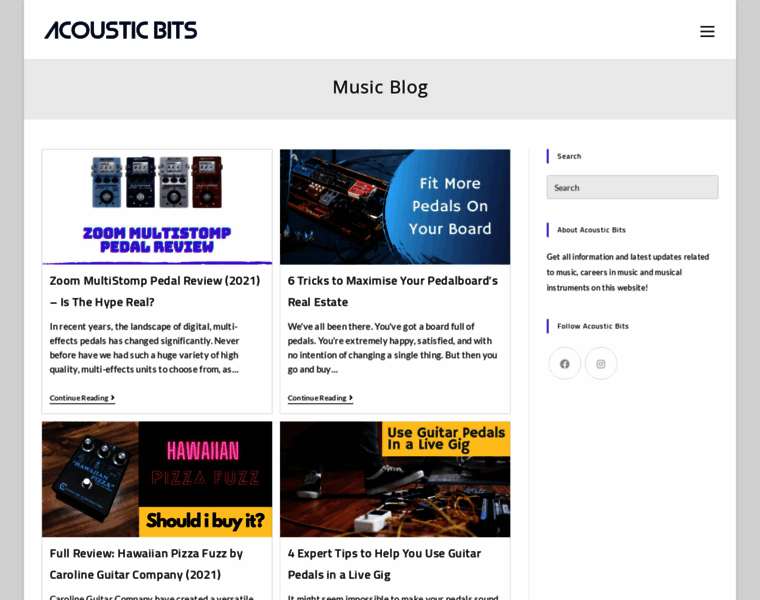 Acousticbits.com thumbnail