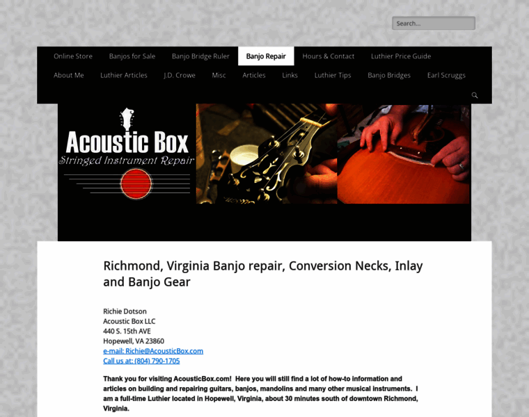 Acousticbox.com thumbnail
