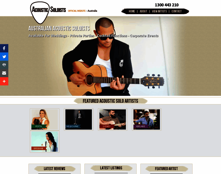 Acousticsoloists.com.au thumbnail