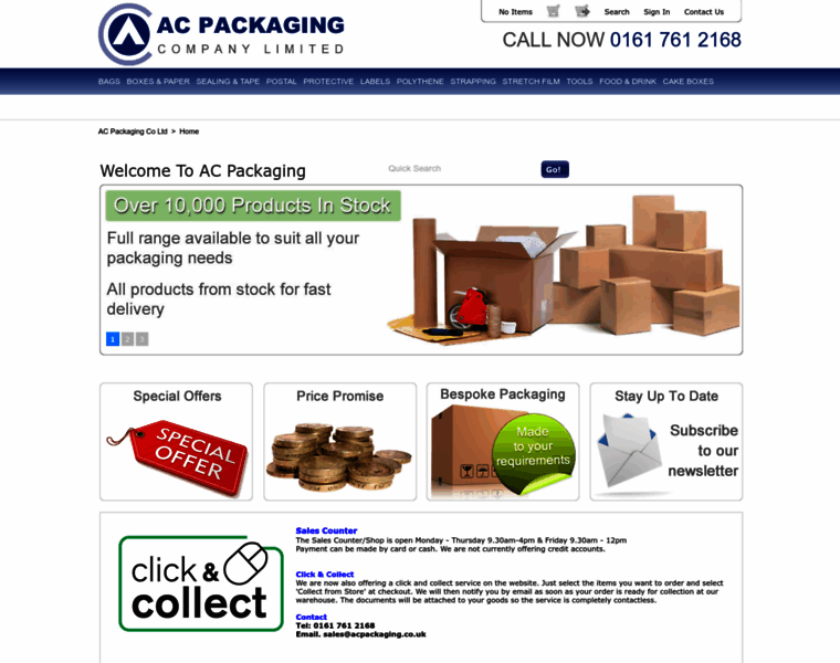 Acpackaging.co.uk thumbnail