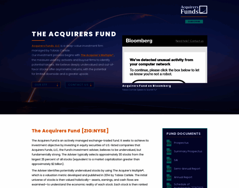 Acquirersfund.com thumbnail